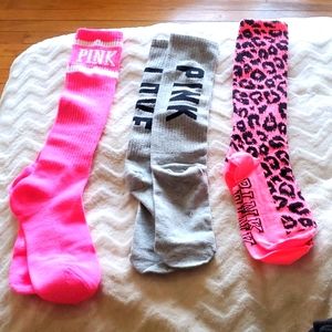 NWOT Bundle VS Victoria Secret PINK socks